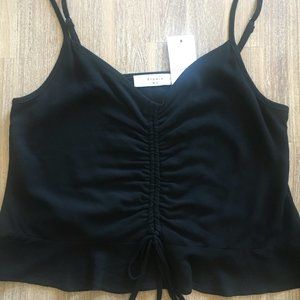 {Elodie} Ruched Cami w/ Adjustable Straps